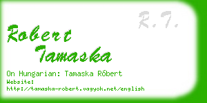 robert tamaska business card